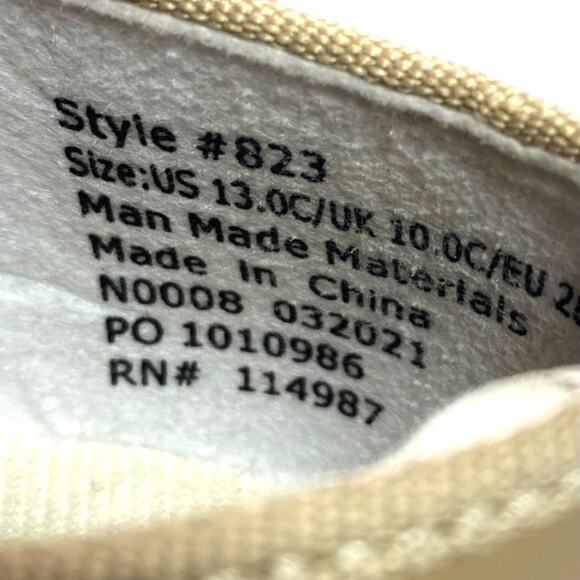 Revolution Dancewear Girls Size 13 Tan Nude Beige Tap Shoes - Picture 3 of 6